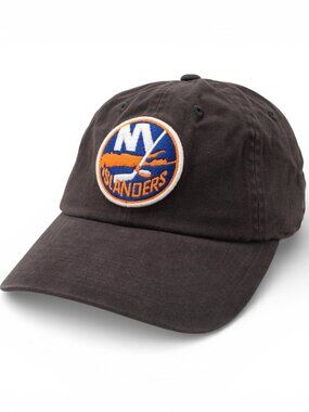 NHL New York Islanders Patch Dad Hat Under Brim Art Adjustable Buckle Strap